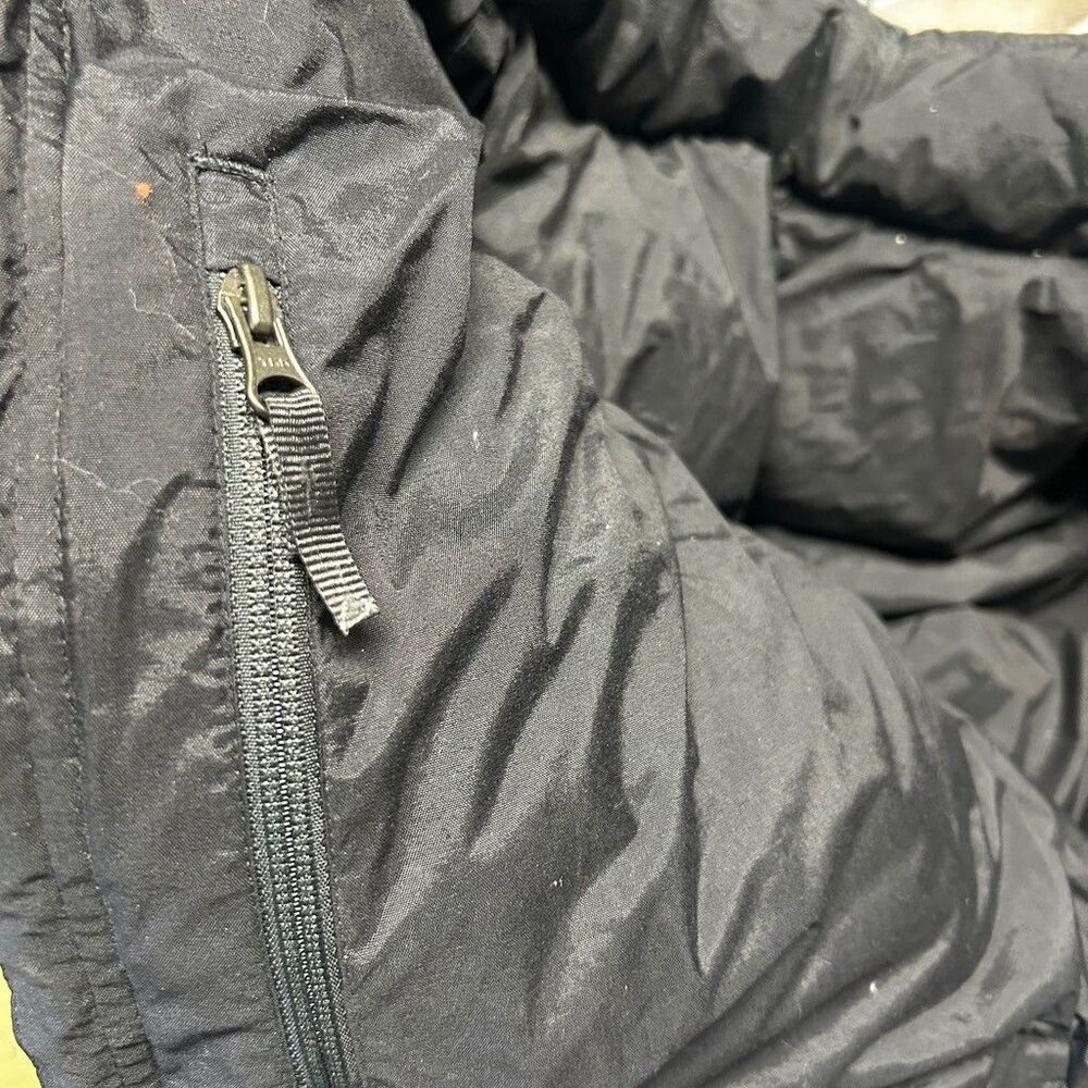 Nike ACG Down Puffer Vest Mens Large Black Vintage Puffer Gilet Full Zip - Picture 7 of 9